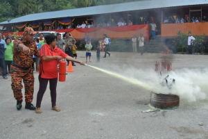 Fire Safety Campaign At Kg Kangka Longhouse, Kuching